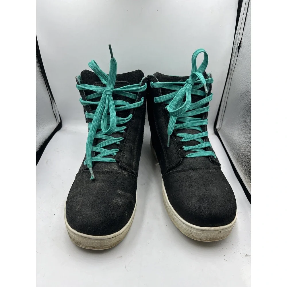 Speed and Strength Black Nine Moto Motorcycle Riding‎ Boots Men's Size  7.5 W 9